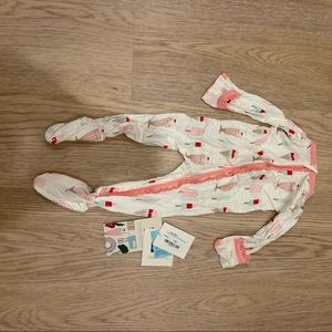 Luckier pants ice cream footies for baby 6-9 months